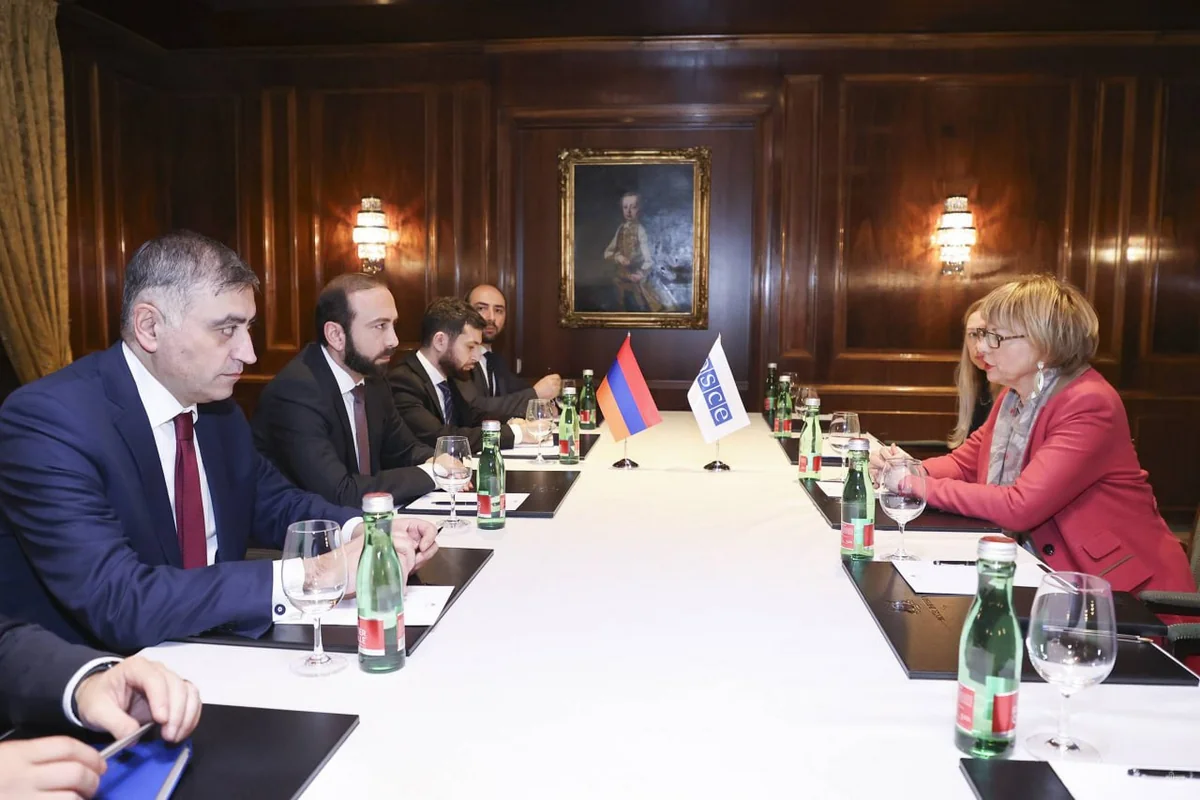 Armenian foreign minister, OSCE chief mull normalization of Yerevan's relations with Azerbaijan and Turkiye