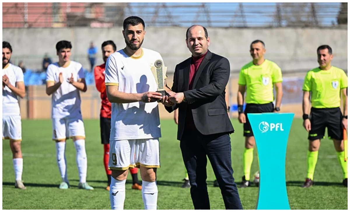“Şəmkir” klubunun futbolçusu mükafatlandırılıb