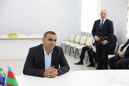 Saleh Məmmədov Naftalan, Goranboy və Xocalı sakinlərini qəbul edib