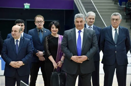 Azad Rəhimov və Sahil Babayev Ümumdünya Xüsusi Yay Olimpiya Oyunlarına hazırlaşan atletlərlə görüşüb