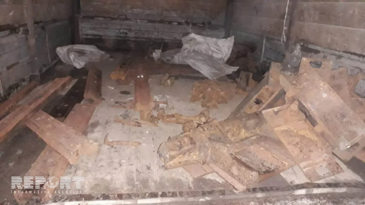Cəlilabad-Masallı dəmiryolundan rels və rels altlığı oğurlayan şəxslər saxlanılıb - FOTO