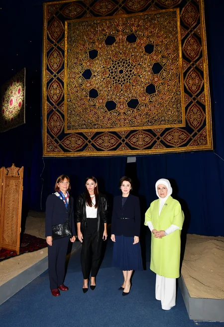 Mehriban Aliyeva views 'Illusions of Time' exhibition in Samarkand
