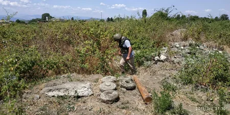 Lənkəranda dəniz sahilindən 5 ədəd mina tapılıb