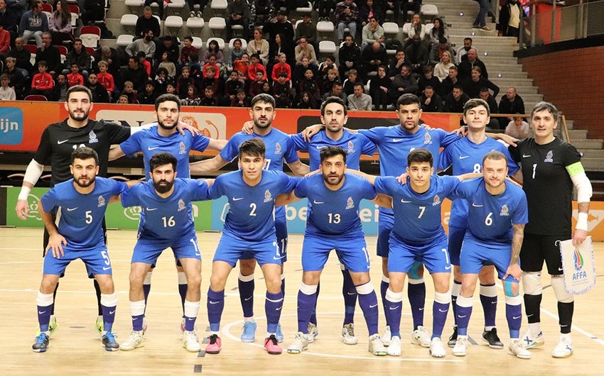 Azərbaycanın futzal millisi bu gün növbəti yoldaşlıq oyununu keçirəcək