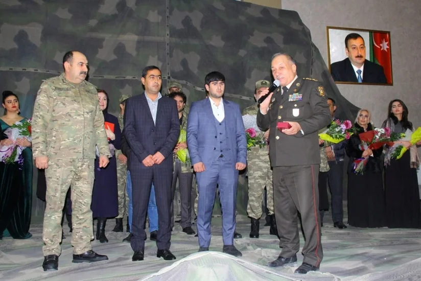 Qarabağ müharibəsi veteranına “Hərbi xidmətlərə görə” medalı təqdim olunub