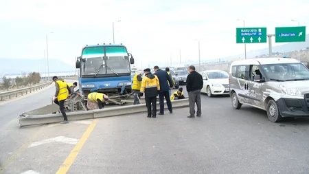 Bakıda baş verən zəncirvari qəza Azəryolservisə  6 min manatadək ziyan vurub