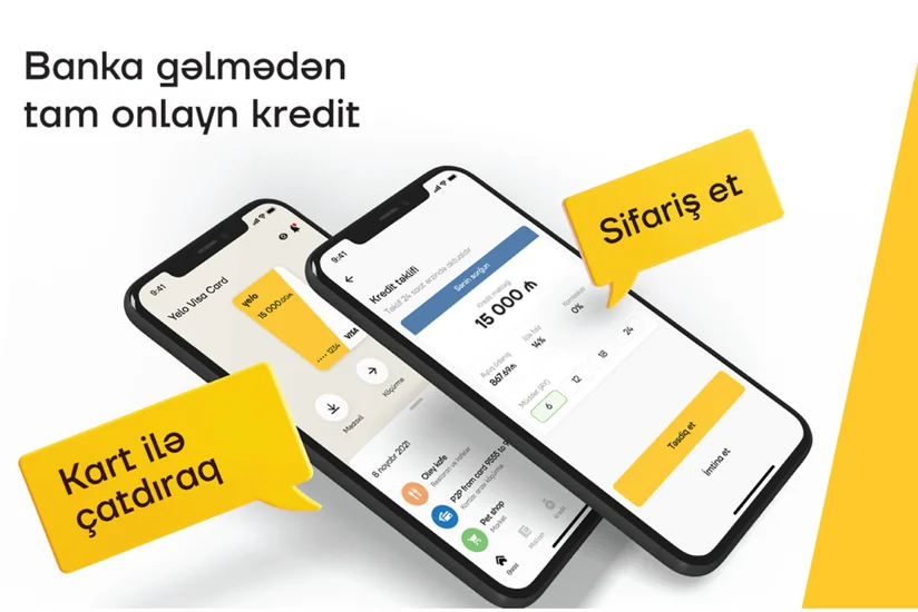 Yelo Bankdan tam onlayn kredit!