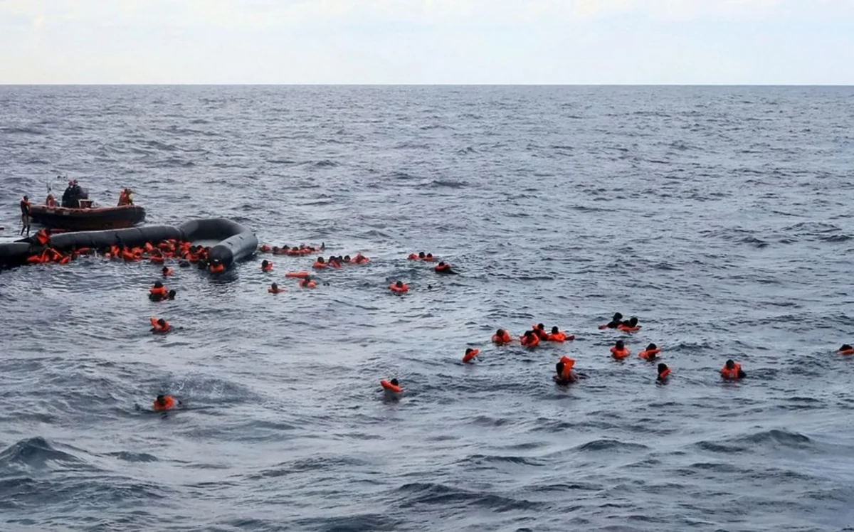 Sixty migrants feared drowned crossing Mediterranean from Libya