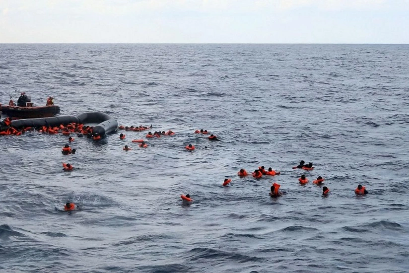Sixty migrants feared drowned crossing Mediterranean from Libya