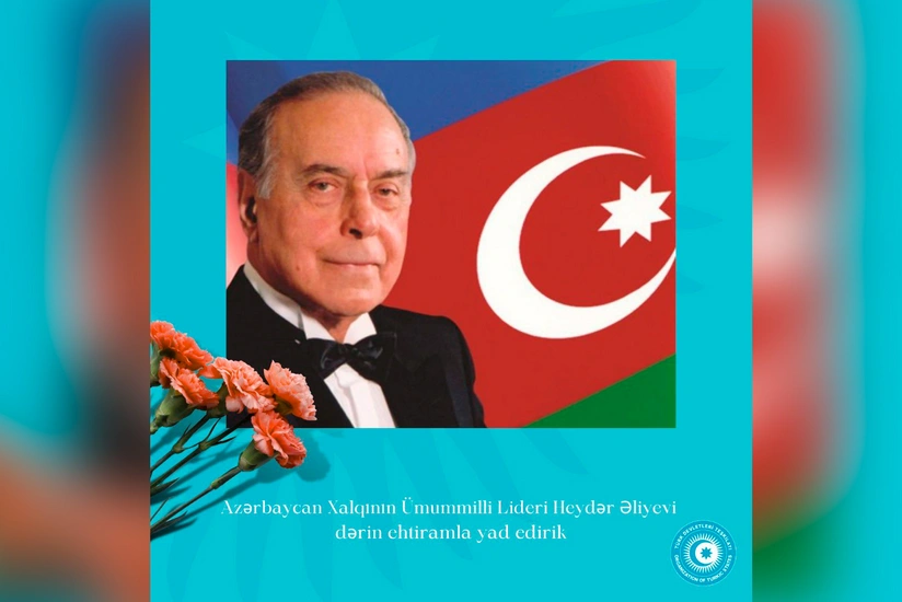 Beynəlxalq təşkilat: Heydər Əliyevi ehtiramla yad edirik