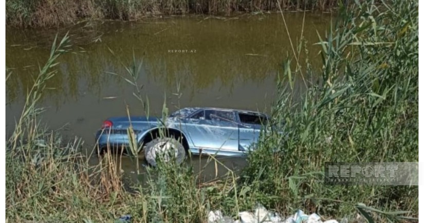 Salyanda avtomobil su kanalına aşıb, üç nəfər ölüb