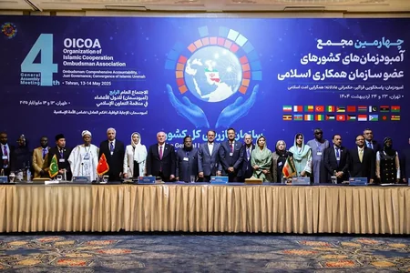 Sabina Aliyeva speaks about landmine problem in Karabakh at OIC meeting in Iran