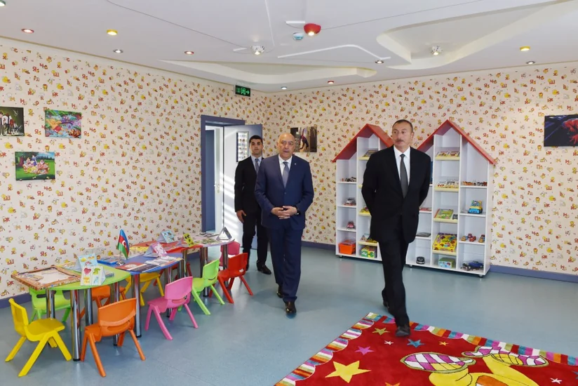 İsmayıllıda 140 yerlik körpələr evi-uşaq bağçasının açılışı olub