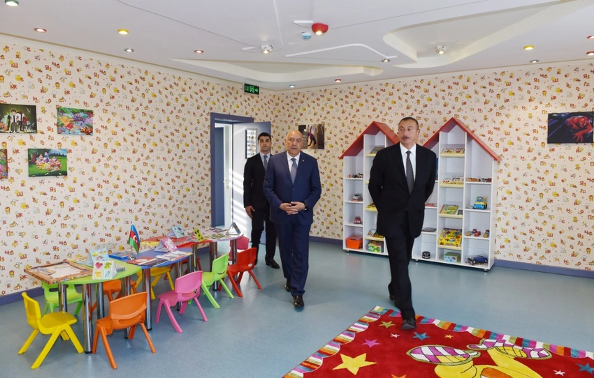 İsmayıllıda 140 yerlik körpələr evi-uşaq bağçasının açılışı olub