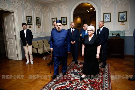 QMİ sədri Tbilisidə Azərbaycan Mədəniyyəti Muzeyini ziyarət edib