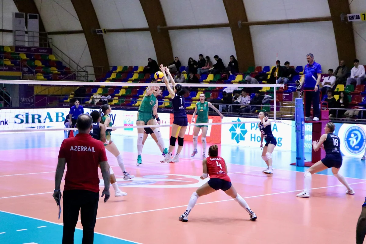 Qadın voleybolçular arasında Azərbaycan Yüksək Liqasında IX turun oyunları keçirilib