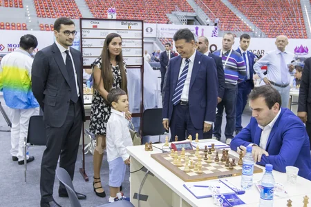 Arzu Aliyeva visits Baku Chess Olympiad venue, reviewed playing hall