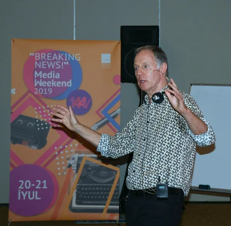 Mətbuat işçiləri “Breaking News! - Media Weekend 2019da görüşüb