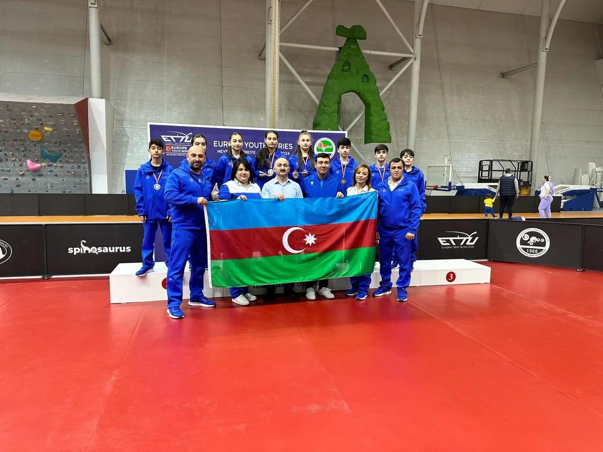 Azərbaycanın stolüstü tennisçiləri beynəlxalq yarışda 10 medal qazanıblar
