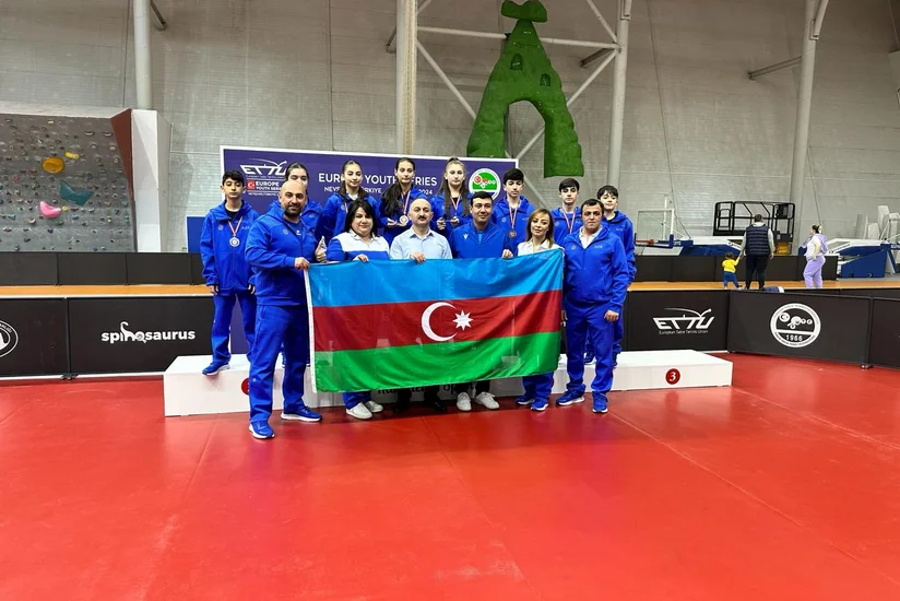 Azərbaycanın stolüstü tennisçiləri beynəlxalq yarışda 10 medal qazanıblar