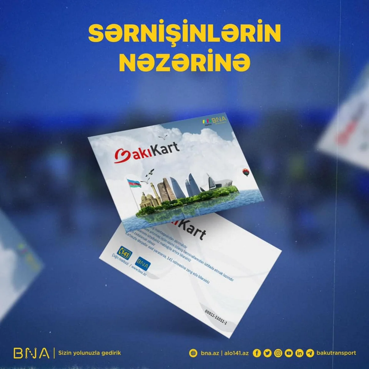 Sabahdan Bakıda daha bir marşrut avtobusunda gediş haqqı kartla ödəniləcək