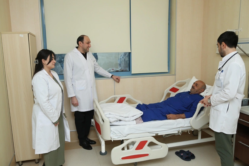 Təyyarə qəzasında xəsarət alan bir nəfər ambulator müalicə üçün evə buraxılıb