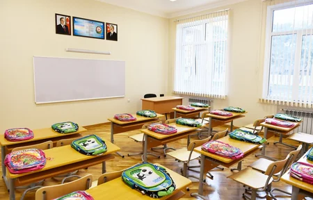 President Ilham Aliyev views school-lyceum No 62 in Nizami district after major overhaul