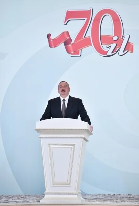 Prezident Sumqayıtın 70 illiyinə həsr olunan tədbirdə iştirak edib - YENİLƏNİB-2