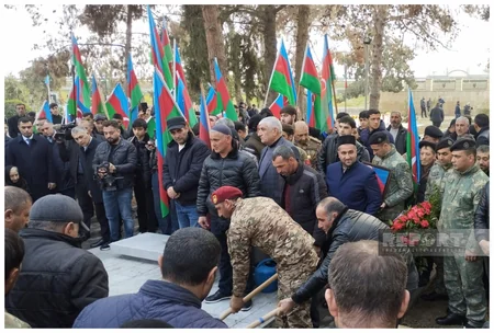 Yevlaxda Birinci Qarabağ müharibəsinin şəhidi Tərlan Məmmədov dəfn edilib - YENİLƏNİB
