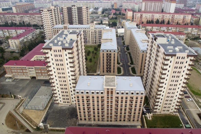 President Ilham Aliyev attends opening of residential building complex for refugee and IDP families in Sumgayit