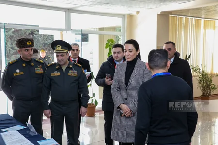 Azerbaijani Ombudsperson observes voting at Azerbaijani army training center