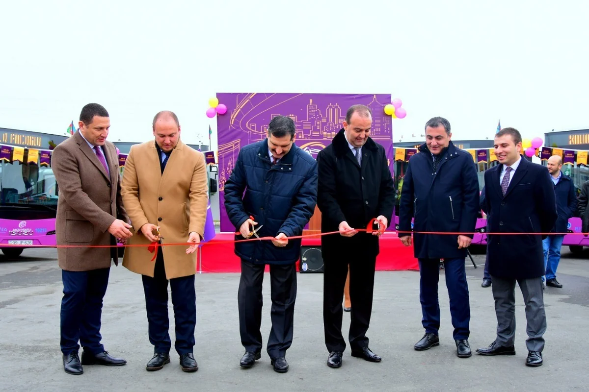 “Xaliq Faiqoğlu” şirkəti Bakıya gətirdiyi müasir avtobusları təqdim edib