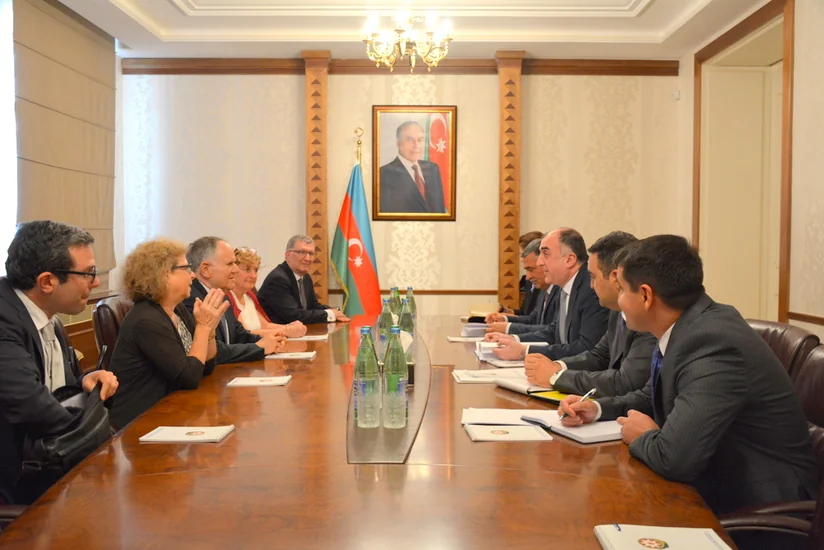 Elmar Mammadyarov received delegation of Swiss Federation of Jewish Communities