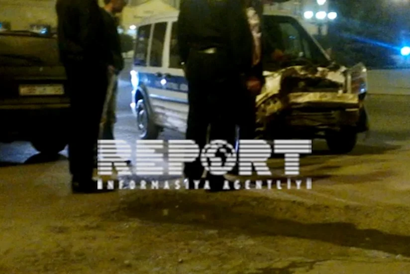Lerik rayon Post Patrul Xidmətinin rəisi yol qəzasına düşüb - VİDEO