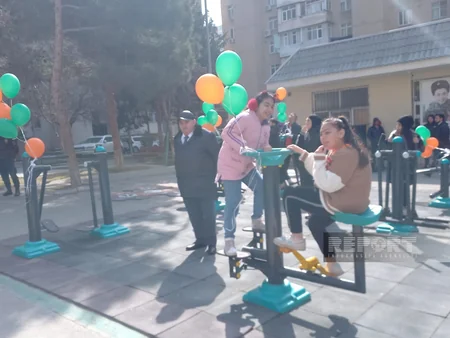 Bakıda “İdman zonası” istifadəyə verilib