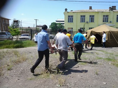​Hacıqabul dəmir yolu qovşağında mülki müdafiə təlimi keçirilib