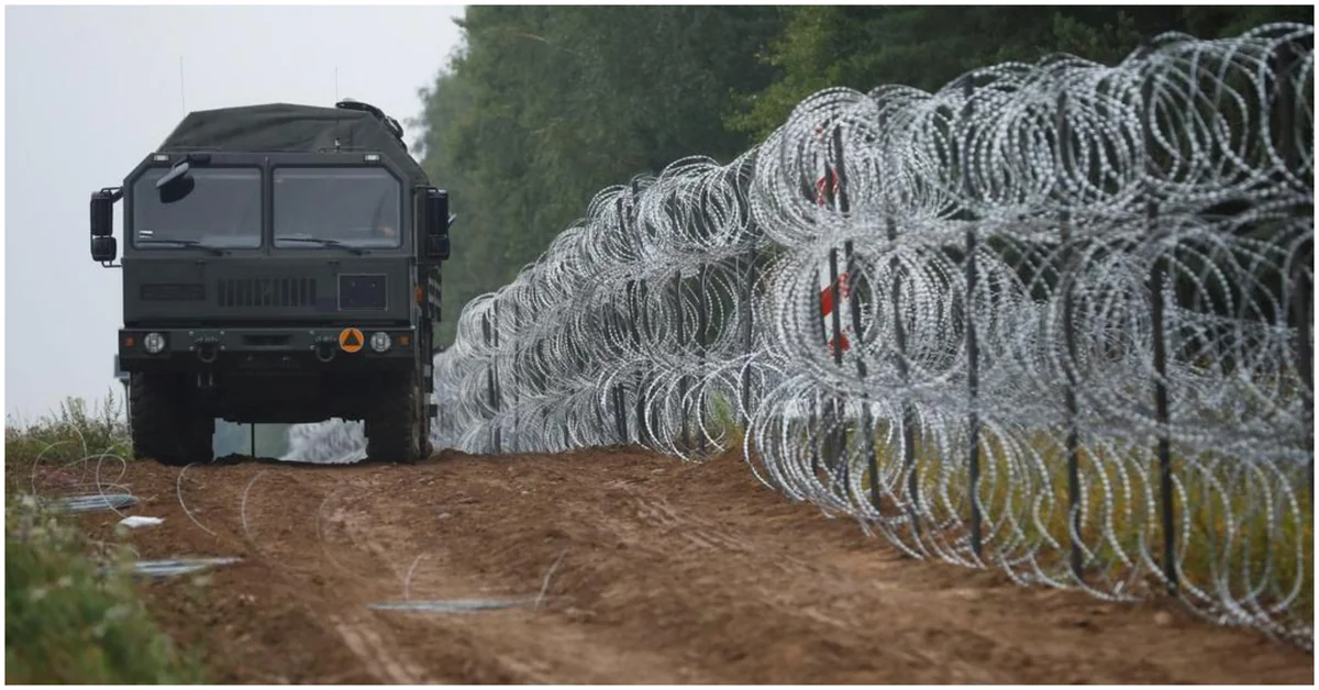 Польша построила на границе с Беларусью 50 километров забора
