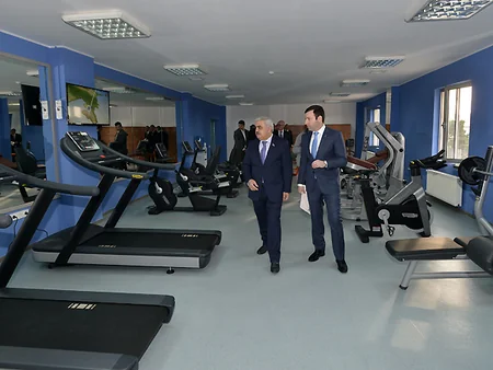 AFFA-nın prezidenti Bayıl Məşq Mərkəzinin açılışında iştirak edib