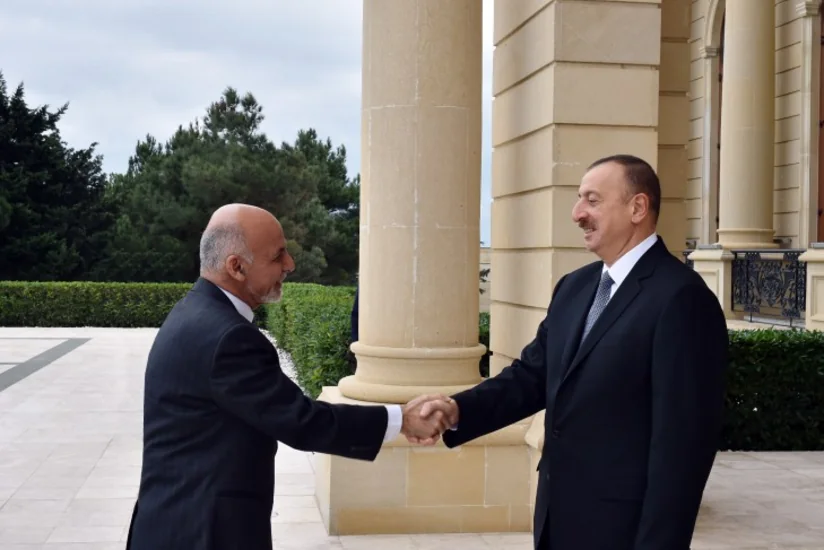 Prezident İlham Əliyev Əfqanıstan Prezidenti ilə görüşüb