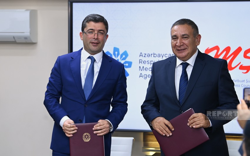 MEDİA Agentliyi və Azərbaycan Mətbuat Şurası arasında əməkdaşlıq memorandumu imzalanıb