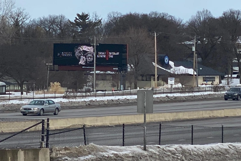 Minnesota ştatında mərkəzi yolda Xocalı həqiqətlərini əks etdirən bilbord yerləşdirilib