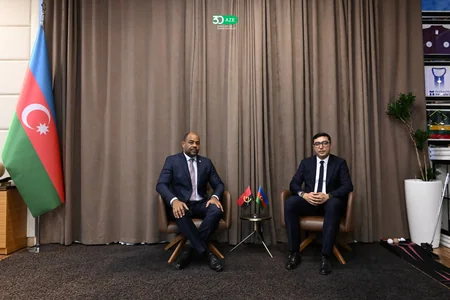 Fərid Qayıbov Anqolanın gənclər və idman nazirinin müavinini  qəbul edib