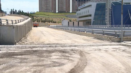 Bakı Avtovağzalı Kompleksi ərazisində bərkitmə işləri yekunlaşıb - VİDEO - FOTO