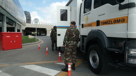 Aeroportda “partlayıcı maddə” barədə şərti məlumata əsasən əməliyyat simulyasiya edilib - TƏLİM