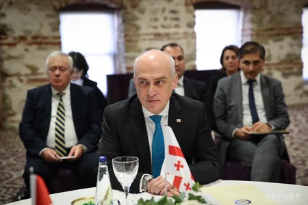 İstanbulda Türkiyə, Azərbaycan və Gürcüstan XİN başçılarının üçtərəfli görüşü keçirilib - FOTO