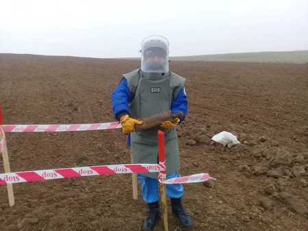 Füzulidə top mərmisi tapılıb