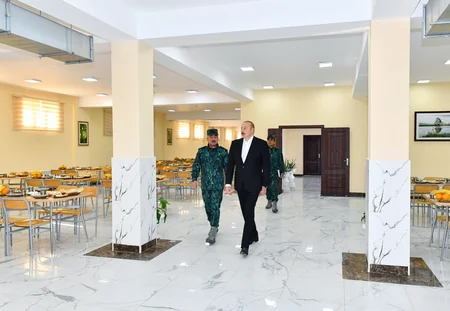 Prezident İlham Əliyev Qazaxa səfər edib