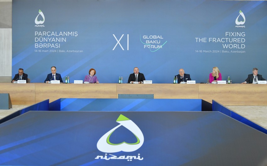Prezident İlham Əliyev XI Qlobal Bakı Forumunda çıxış edib - YENİLƏNİB-3