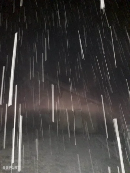 Quba rayonuna 16 sm. hündürlüyündə qar yağıb - FOTO