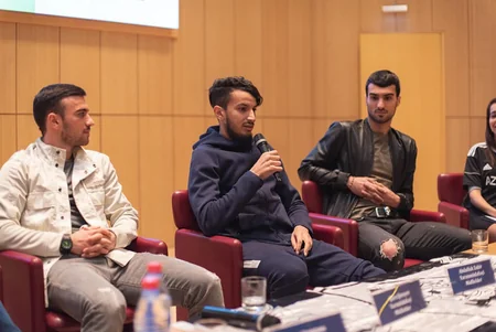 Qarabağın futbolçuları ADA Universitetinin qonağı olublar